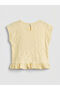 Yellow Floral Baby Girl T-Shirt and Shorts - 3
