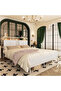 Double Bed Base and Storage Headboard For Bedroom to Décor the Room White - 5