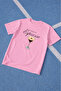Espresso Printed Oversize Women's Cotton T-Shirt - T-Shirt