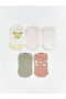 Esvab • Modern & Stylish Baby Girl Booties Socks 5-Pack
