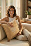 Nysa Embroidery Detailed Decorative Throw Pillow Cover 45X45