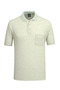 Men's Polo Collar Short Sleeve Green T-Shirt - 5303 Bat - 2