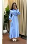 Satin Dress with Buckle - 4