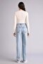 90's Wide Leg High Waist Pipe Leg Jean Pants G4923Ax26Sm - 6