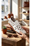 Laser Cut Lace-Up Ballerina Women's Shoes (Genuine Leather) - 4
