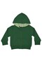 Basic Bebek Yeşil Kapüşonlu Sweatshirt - 2