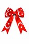 Moon Star Red Bow Hair Clip - October 29Th and April 23Rd Hairpin - 2