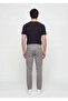 Anthracite Plain Woven Regular Fit Casual Cotton Blended Trousers - 4