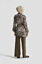 Leopard Patterned Blouse Camel - 5