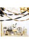 Gold Crepe Paper Roll, Flower Making, Party, Craft Decoration Paper, 6 Pieces, 4.5 cm X 22 Meters - 4
