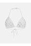 4G Logo triangle bikini top