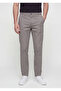 Anthracite Plain Woven Regular Fit Casual Cotton Blended Trousers - 2
