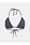 4G Logo triangle bikini top