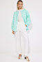 PATTERNED BOMBER JACKET
