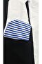 White Cobalt Blue Striped School Children's Shirt - 5