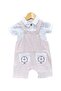 Nautica Dungaree Set - Red - 2