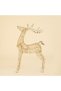 Olu Led Lighted Deer Decoration 100 cm Gold - 4