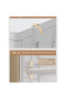 3 Layers Clear Folding Storage Boxes with Wheels - 2