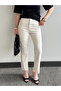Beige Cut-Leg Jean with Detailed Trim - 520 - 2