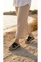 H Cut Detailed Closed High Heeled Comfortable Women's Summer Slippers Sandals - 5