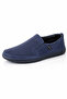 Heritage Navy Blue Genuine Nubuck Leather Men's Casual Shoes