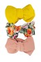 - Mira Assorted Big Ribbon Bow Headband for Babies - Multicolor