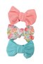 - Mira Assorted Big Ribbon Bow Headband for Babies - Multicolor
