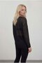V-Neck Transparent Blouse - 4