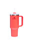 Quencher H2.O Flowstate Tumbler Thermos with Straw Hot Coral 1.18 Liter