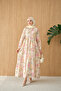Women's Rose Patterned Dress Pink - 20