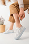 Genuine Leather Women's Shoes Summer Laser White Silicone Sole - 2