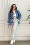 Double Leg Striped Trousers with Elastic Waist - 3