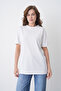 Women's Round Neck Short Sleeve White T-Shirt