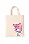 Book Bag Colorful Slogan Printed Mini Canvas Tote Bag