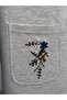 Steel Mesh 3-Button Colorful Floral Embroidered Mother's Vest Ecru - 5