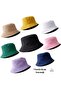 Double-Sided Bucket Fisherman Hat Unisex 100% Cotton Black Inner Lining Four Seasons - 4