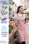 Slit Water-Repellent Pocketed Artist Apron Barista Cafe Florist Painter Teacher Chef Apron