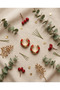 Women's Earrings Gold Detailed Red Enamel Embellished Hoop Earrings Vintage Women's Earrings - 2
