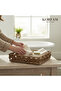 Handmade decorative bohemian wicker rectangular tray - 2
