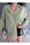 Women's Zr Model Oversize Stone-Embellished Shirt - 3
