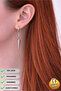 Steel Special Design Dangle Gift Earrings for Couples, Does Not Tarnish or Fade