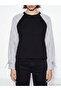New Season from Güli̇s Gi̇yi̇m Black Crew Neck Striped Blouse - 3