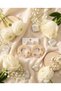 Straw Women's Earrings Cream Color Dangle Round Floral Bohemian Summer Women's Earrings - 2