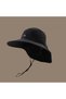 Unisex Outdoor Wide Brim Hat Uv Protection Upf50+ Sun Hat with Neck Protection for Camping Fishing Trekking Black - 8