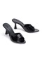 Women's Stylish Thick Heeled Single Strap Slippers - 3