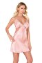 Women's, salmon, satin nightgown - 2