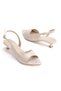 Women's Stylish Open-Back Low-Heeled Shoes - 2