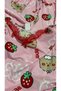 Boyraz Pink Strappy Long Pajama Set with Strawberry and Bear - Milan Set 20392 - 4