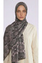 Lara Motif Patterned Cotton Shawl - Green - 4