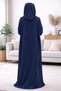 Prayer Dress For Women One Piece Long With Hijab Long Sleeve Beautiful Material Easy To Wear - 4
